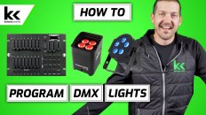 How To Program DMX Lights | Beginner DMX Lighting Tutorial