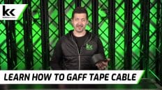 Learn How To Gaff Tape Cable Safely At Events