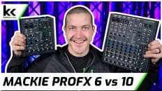 Mackie ProFX6v3 VS ProFX10v3 Audio Mixer