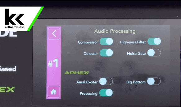 Rodecaster Pro Audio Processing