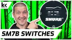 What Do Shure SM7B Switches Do? | How To Adjust Them?